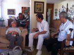 Waldemar Naves do Amaral visita o gastroenterologista Joffre Marcondes de Rezende