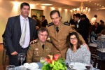 Tenente Coronel Alessandri da Rocha, Coronel Sérgio Ricardo Caetano com sua esposa Joelza da Silva Cunha Caetano